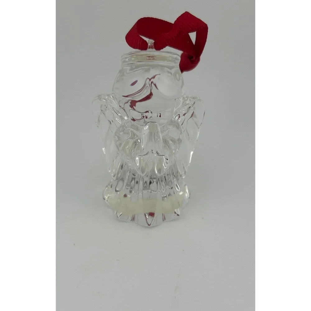 Marquis Waterford Crystal Angel Christmas Praying Hands‎ Red Ribbon Germany